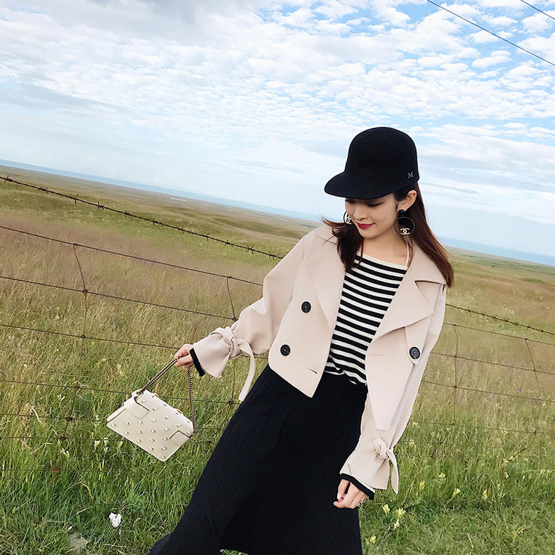 小个子不能穿风衣?!这么穿超时髦好嘛!