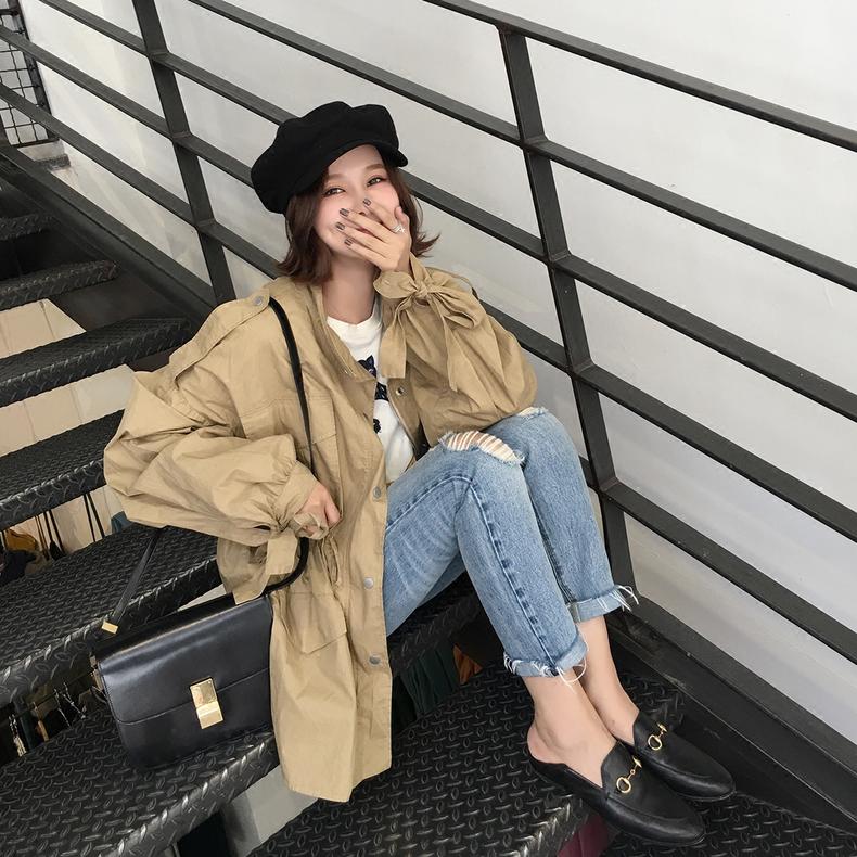 小个子不能穿风衣?!这么穿超时髦好嘛!